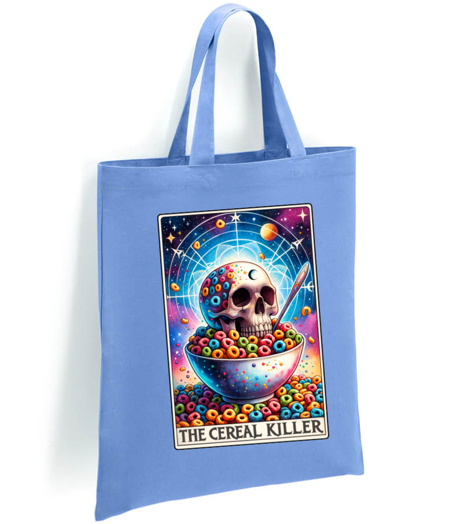 The Cereal Killer Tarot Card Tote Bag