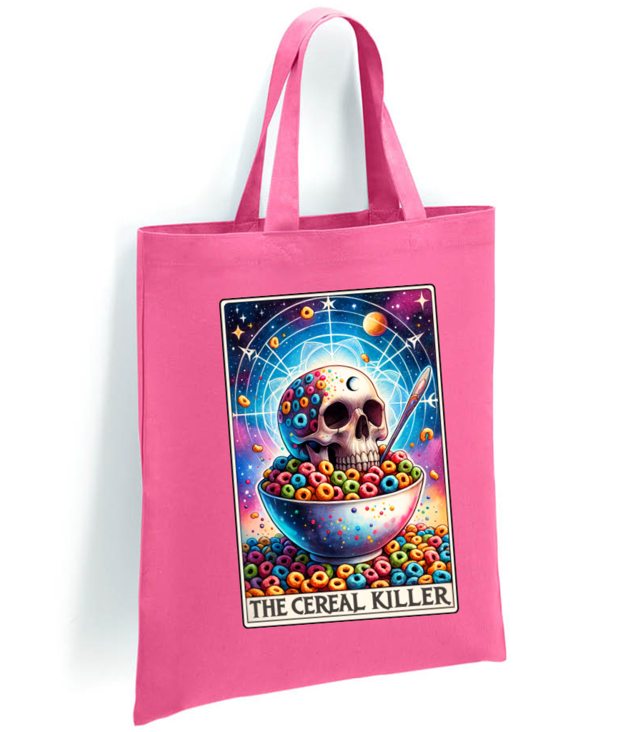 The Cereal Killer Tarot Card Tote Bag