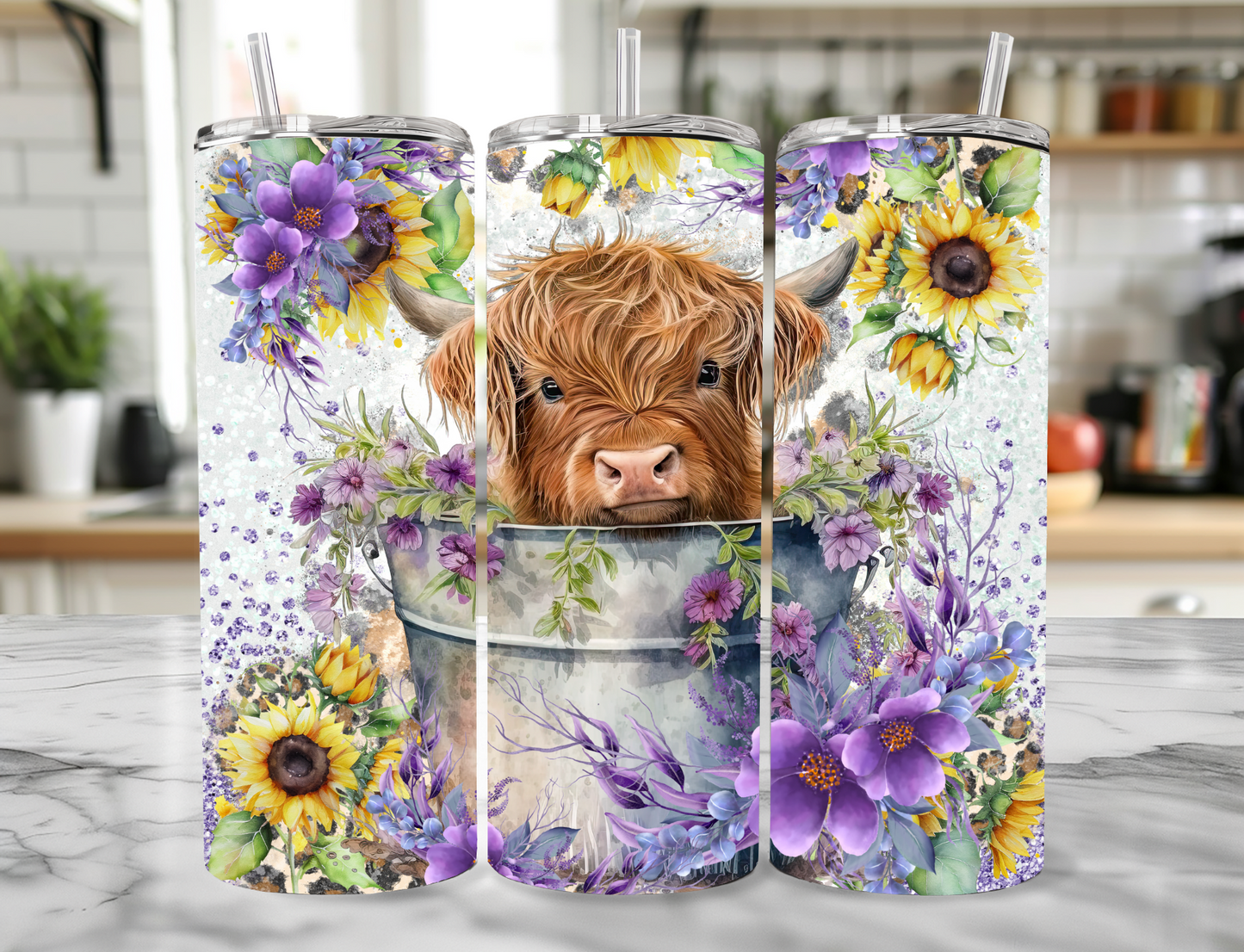 Highland Cow Tumbler