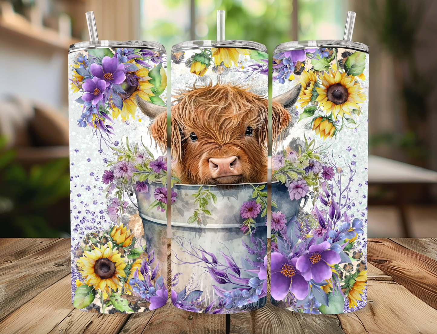 Highland Cow Tumbler