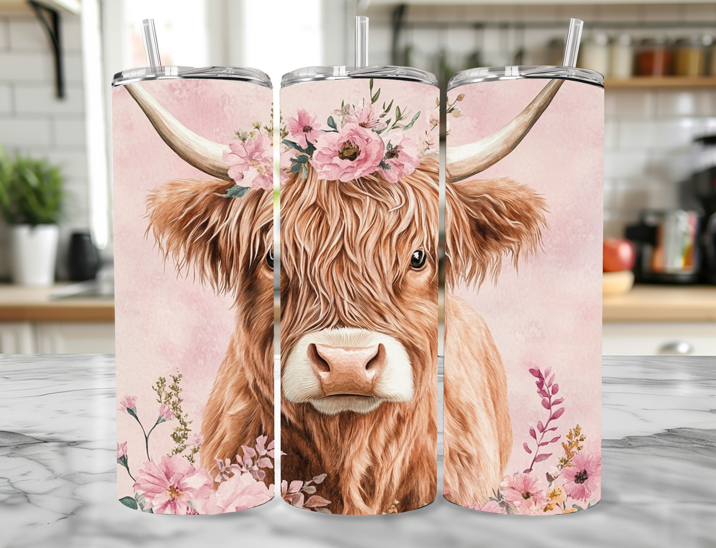 Highland Cow Tumbler