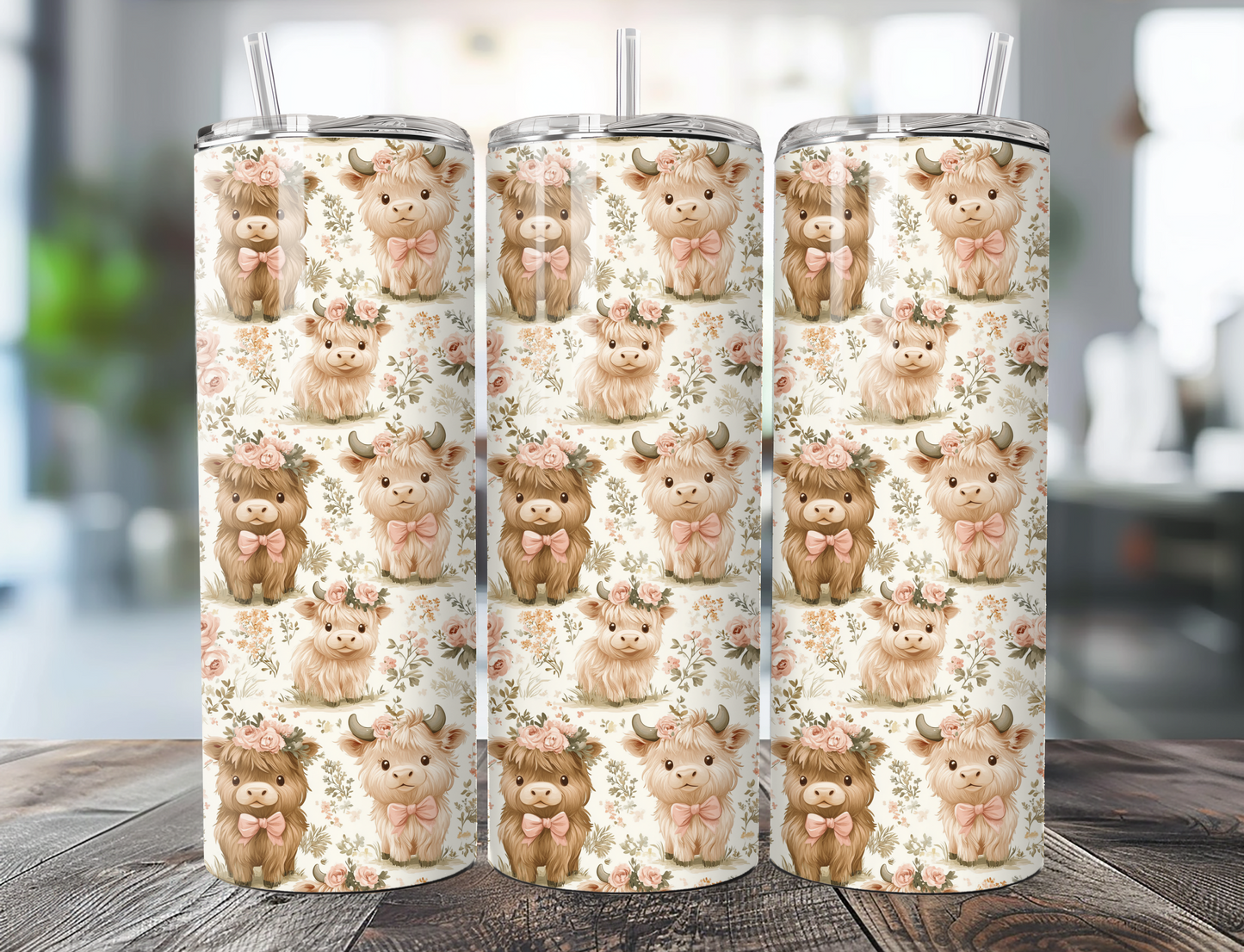 Highland Cow Tumbler