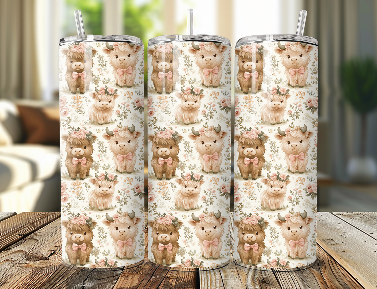 Highland Cow Tumbler