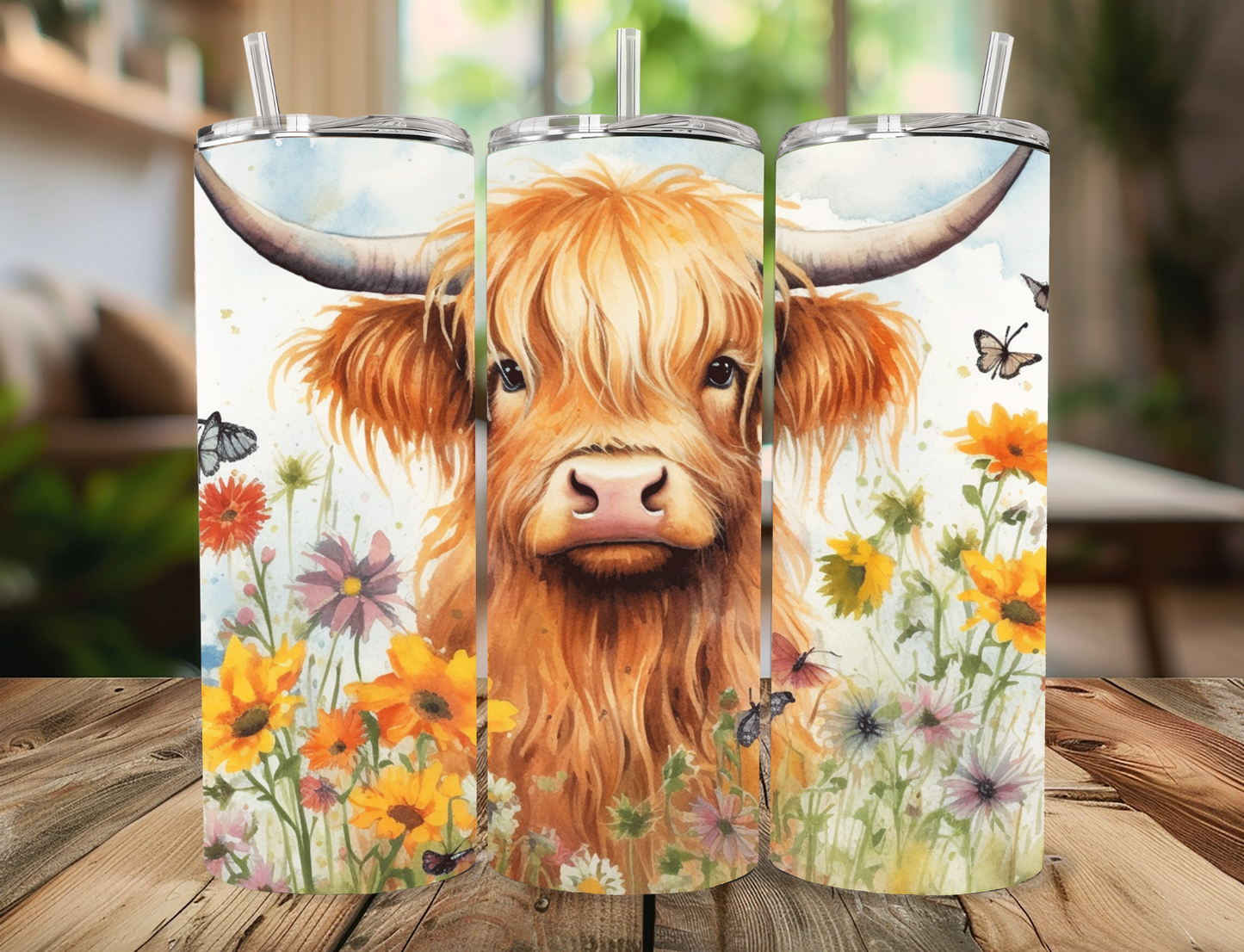 Highland Cow Tumbler