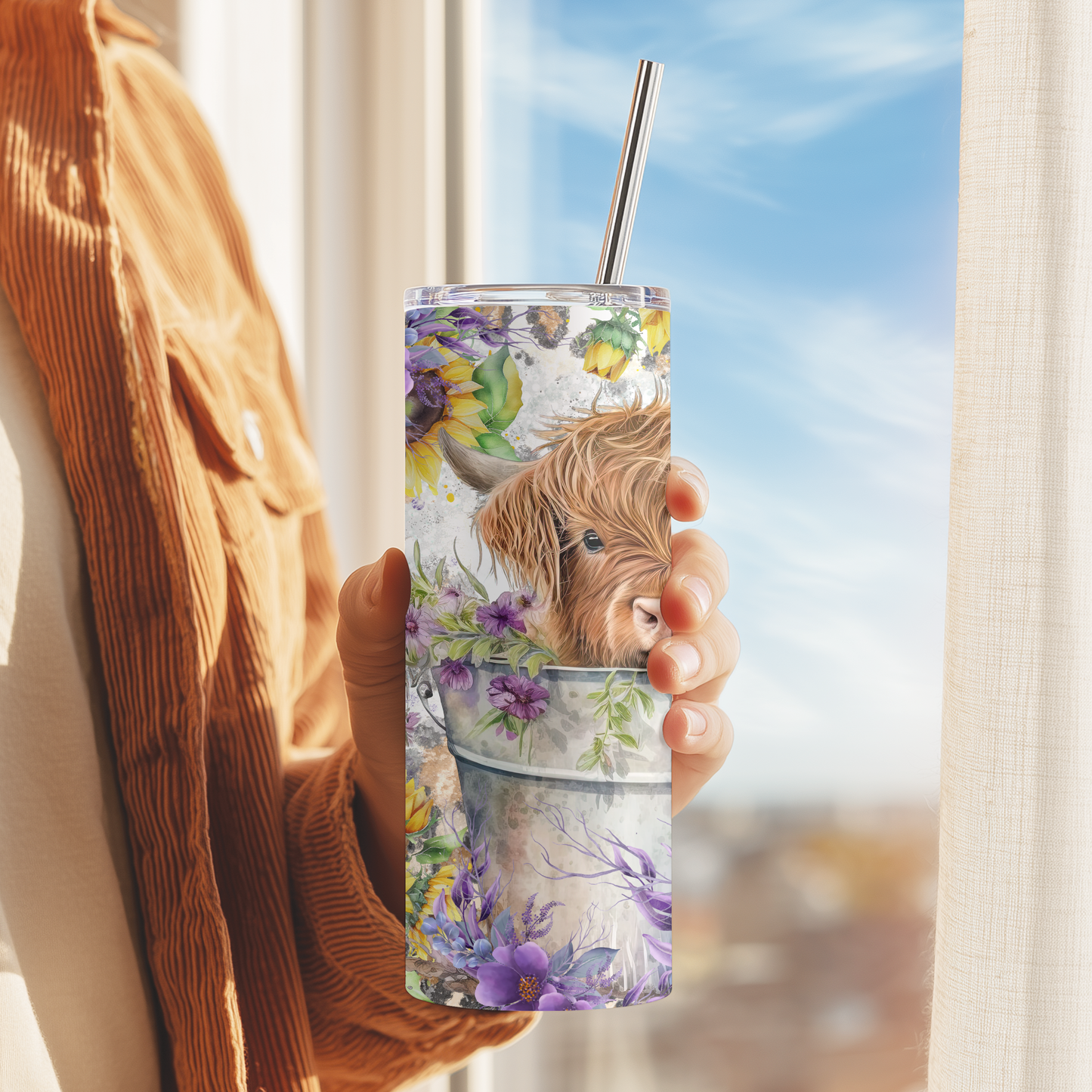 Highland Cow Tumbler