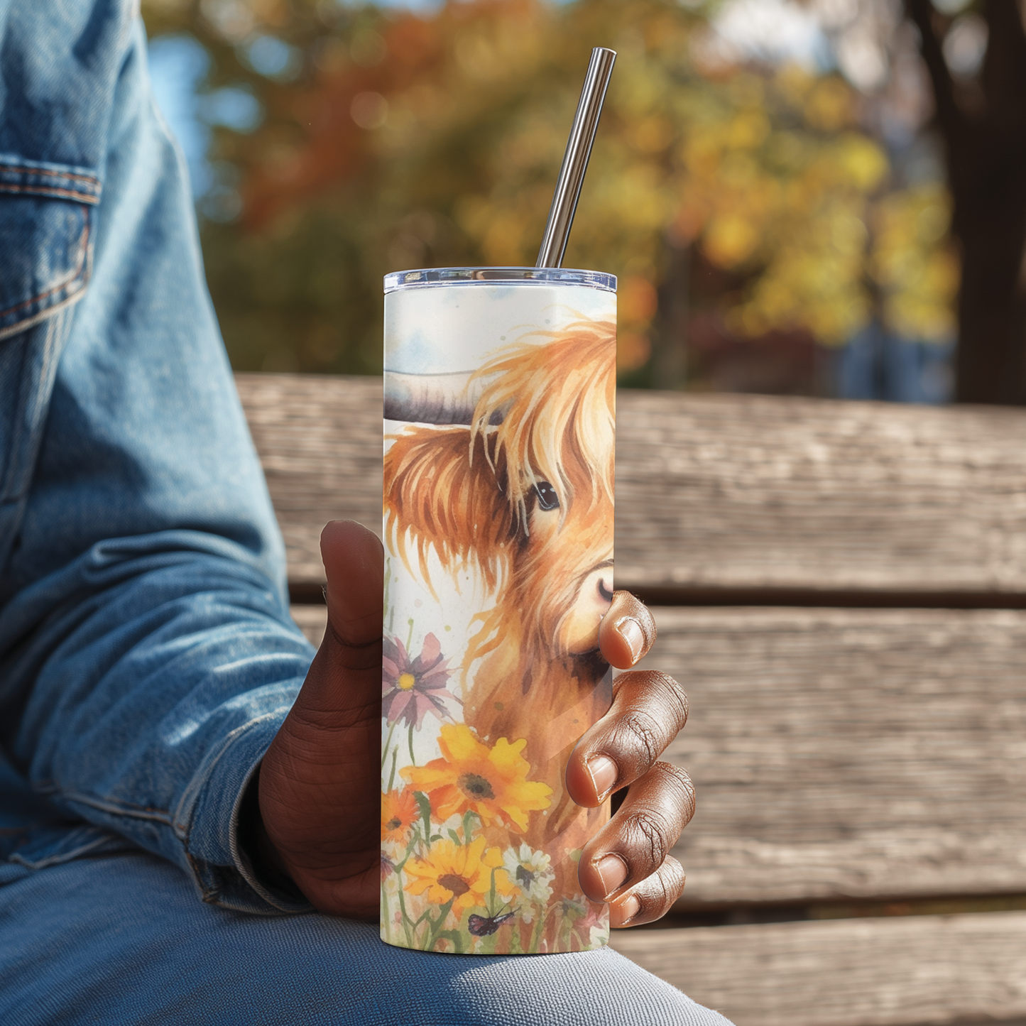 Highland Cow Tumbler