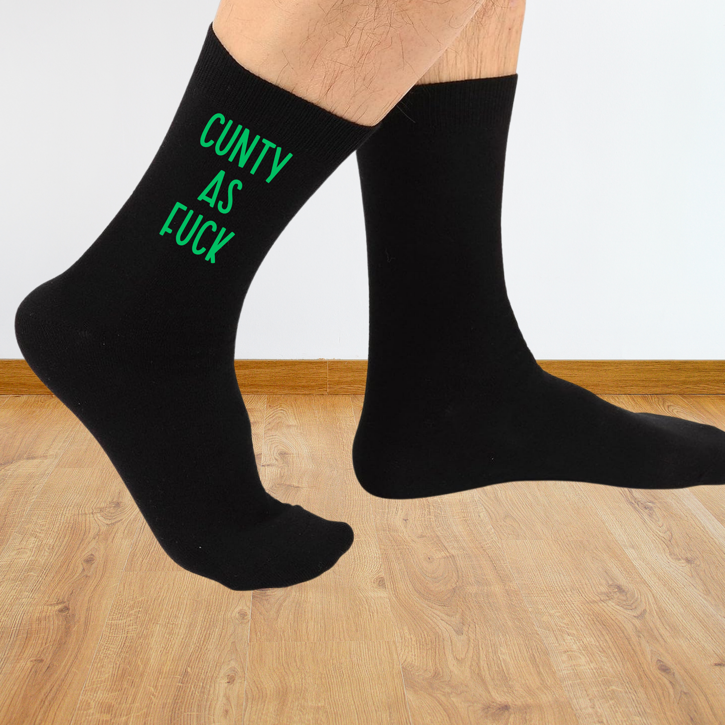 C**ty As F*ck Funny Unisex Printed Socks