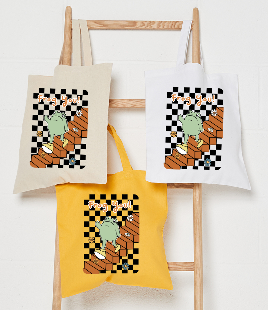 Frog You Tote Bag – Rude Frog with Attitude