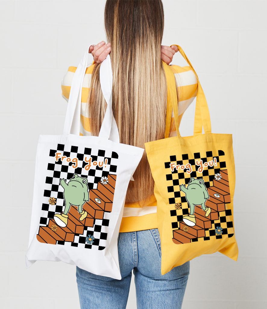 Frog You Tote Bag – Rude Frog with Attitude