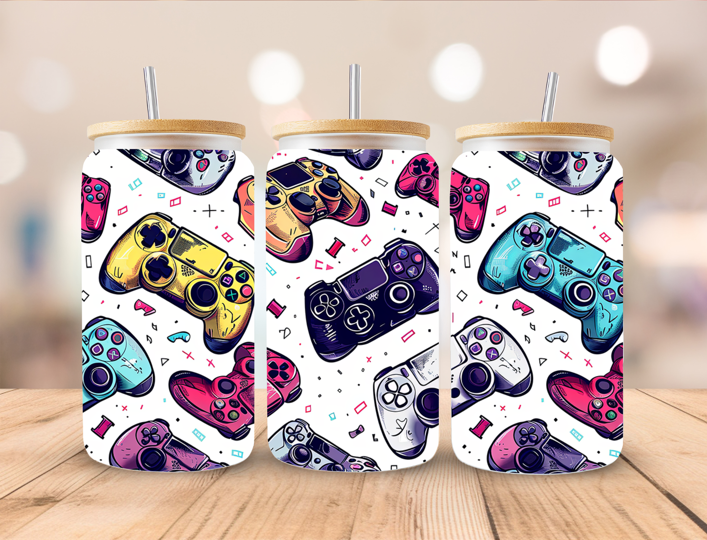 Gaming 16oz Frosted Libbey Can