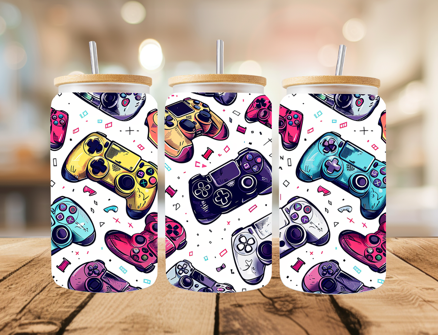 Gaming 16oz Frosted Libbey Can