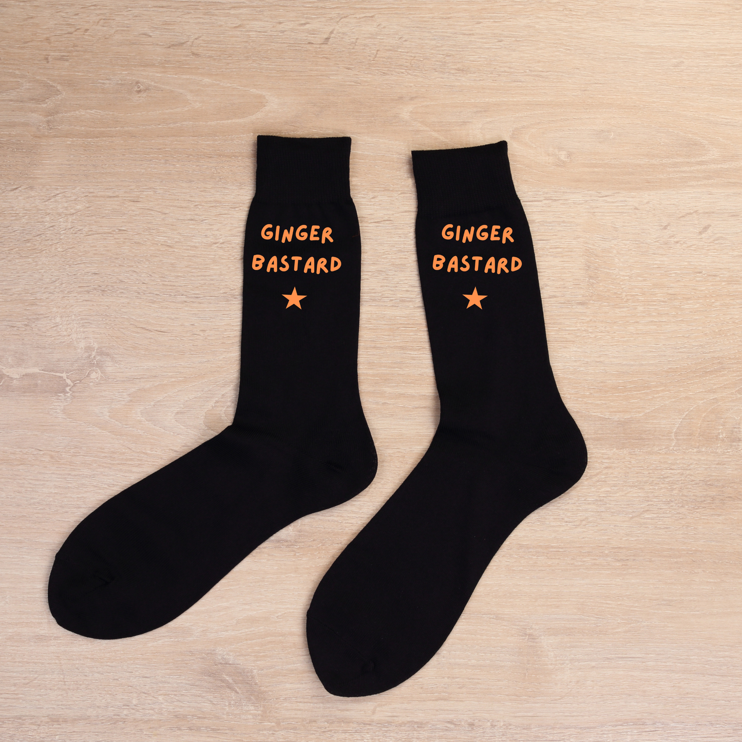 Ginger B*stard Funny Printed Socks