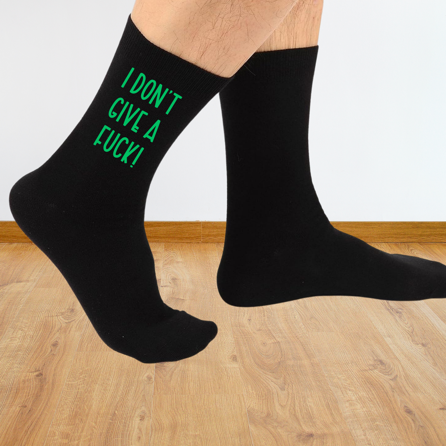 I Don't Give a F**k Funny Unisex Printed Socks