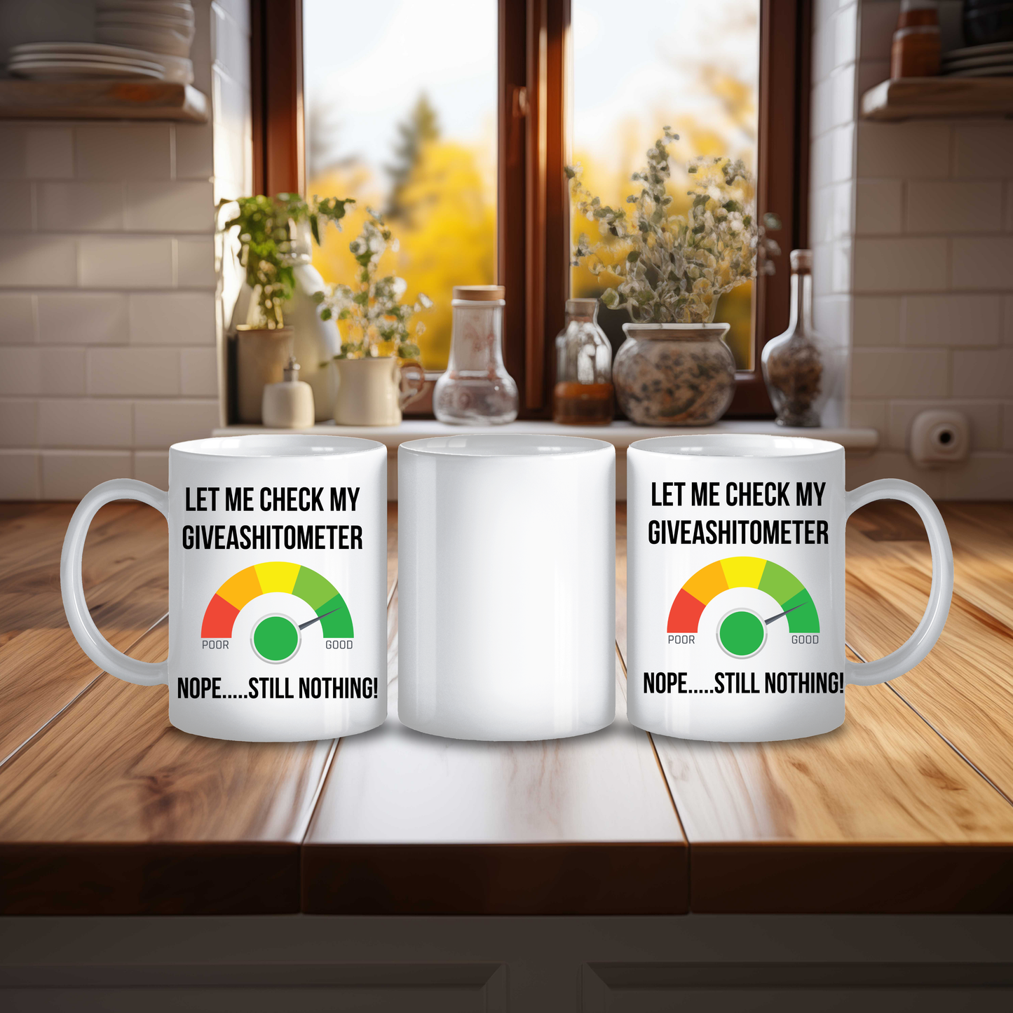 Give A Sh*t O ' Meter Mug
