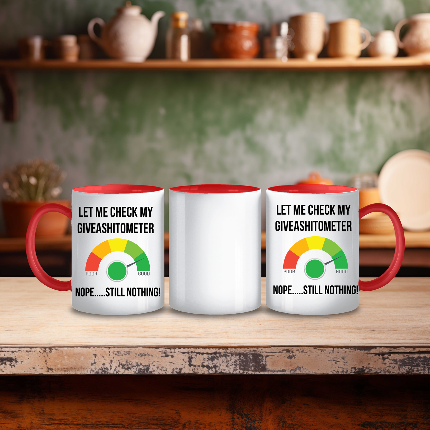 Give A Sh*t O ' Meter Mug
