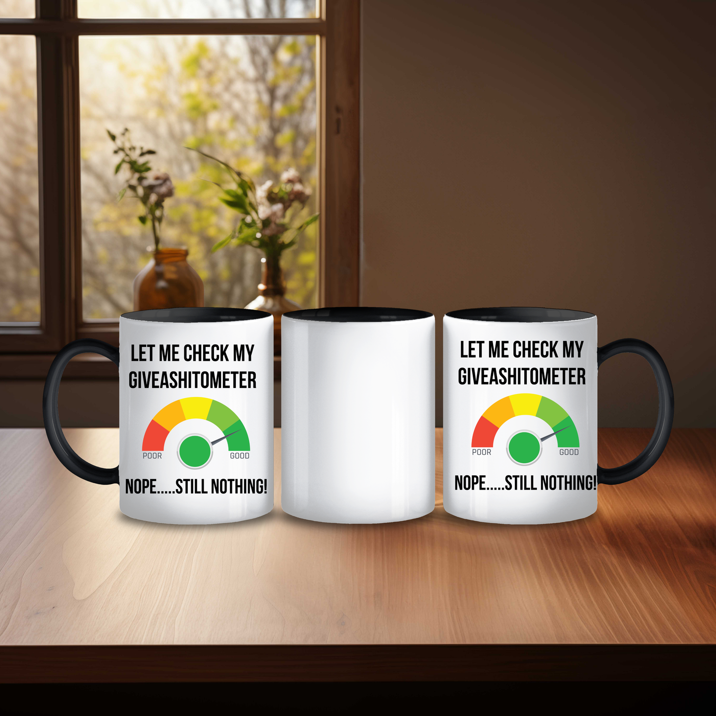 Give A Shit O ' Meter Mug