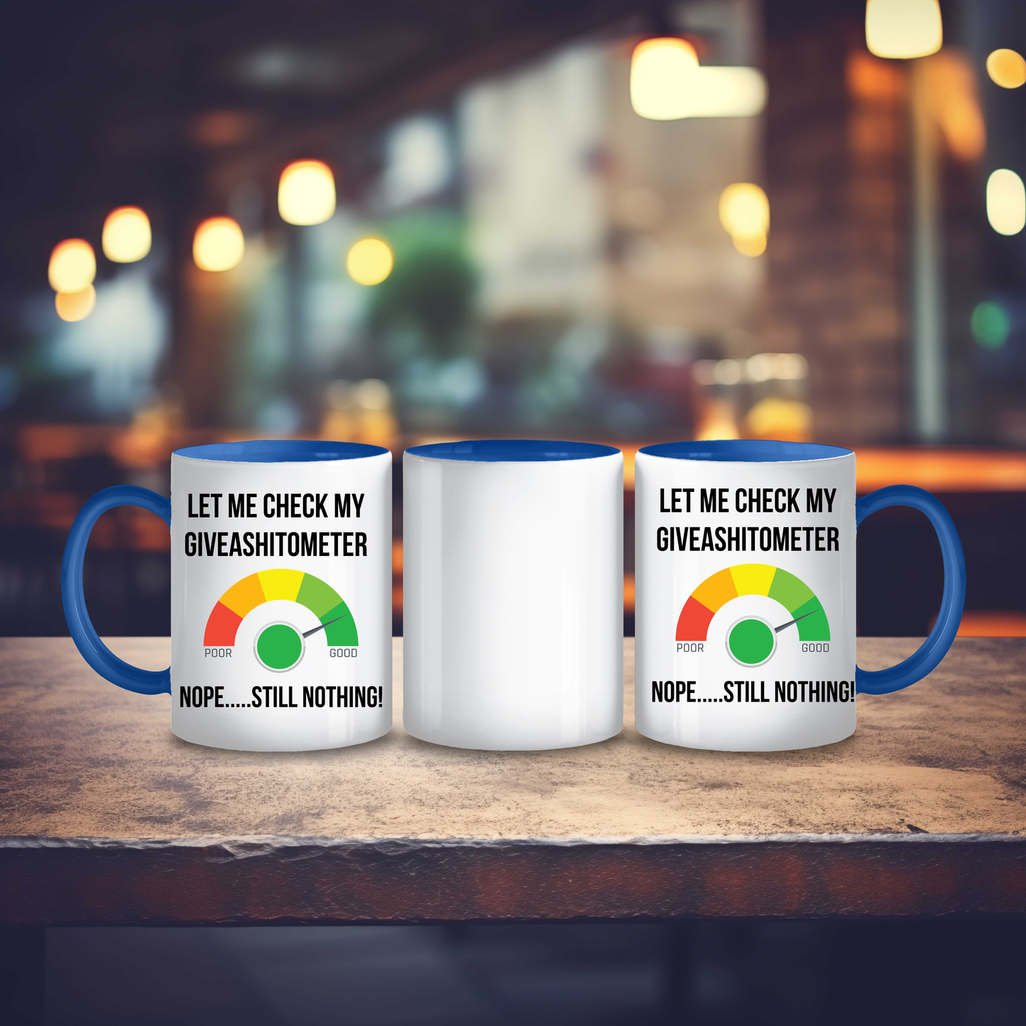 Give A Sh*t O ' Meter Mug