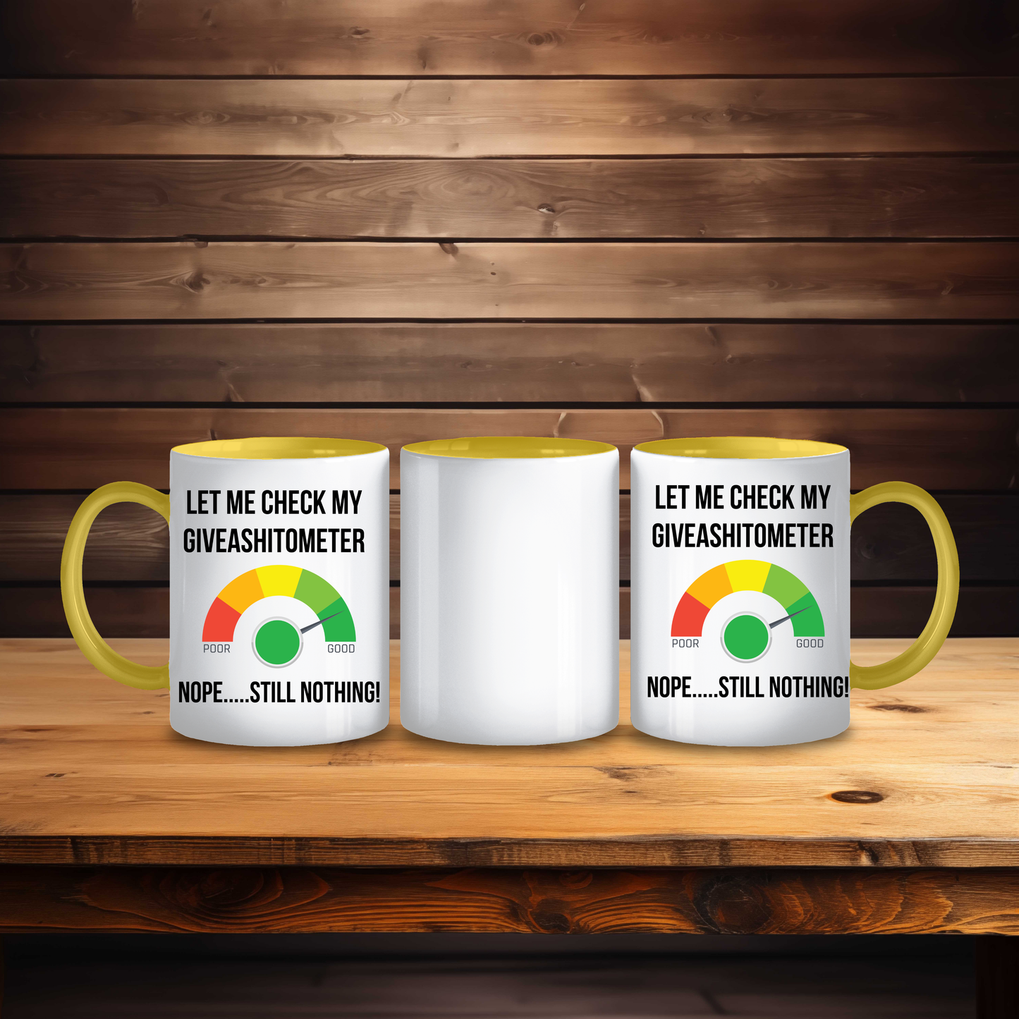 Give A Sh*t O ' Meter Mug