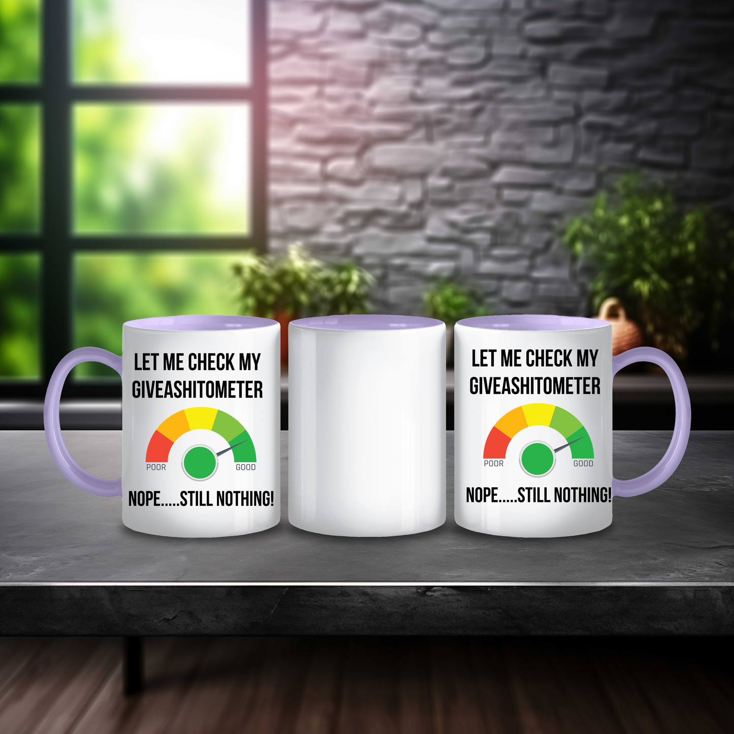 Give A Sh*t O ' Meter Mug