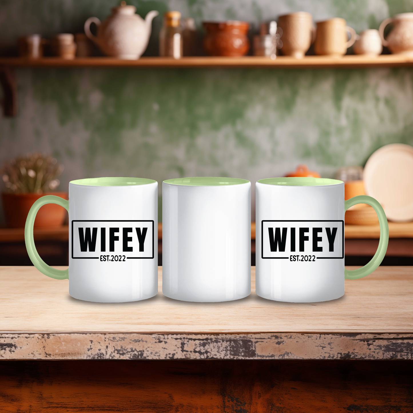 Hubby & Wifey Mug Set
