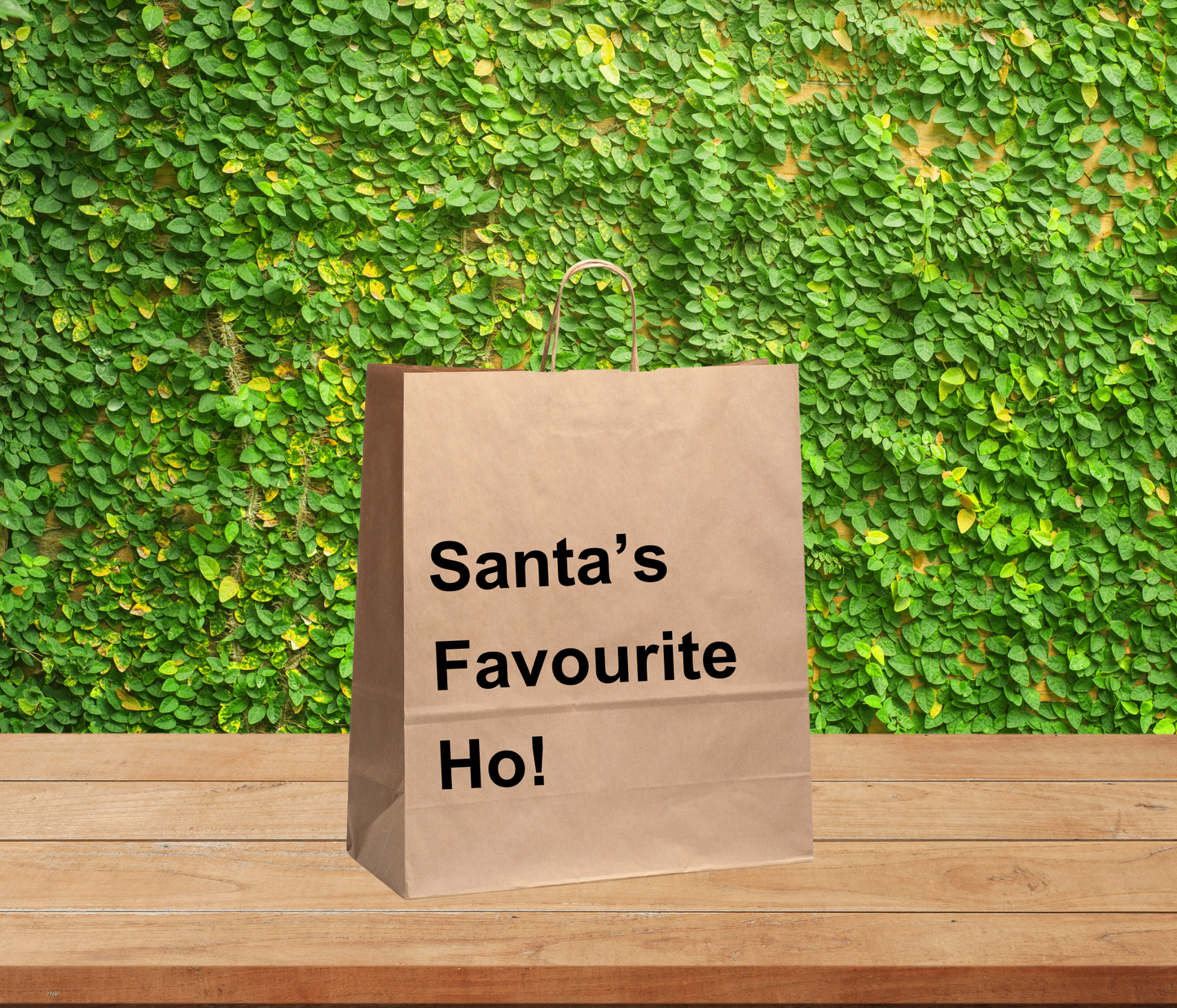 Funny Gift Bag – “Santa’s Favourite Ho!”