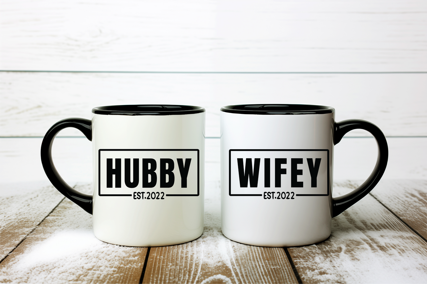 Hubby & Wifey Mug Set
