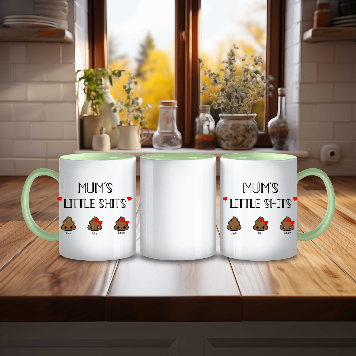Mum's Little Shits Mug