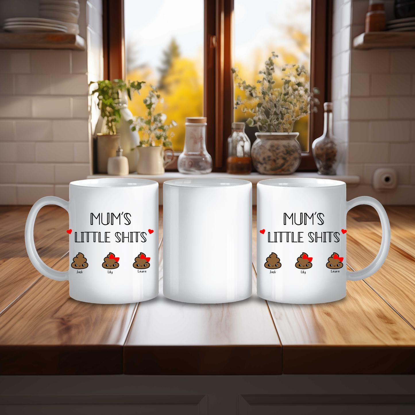 Mum's Little Shits Mug