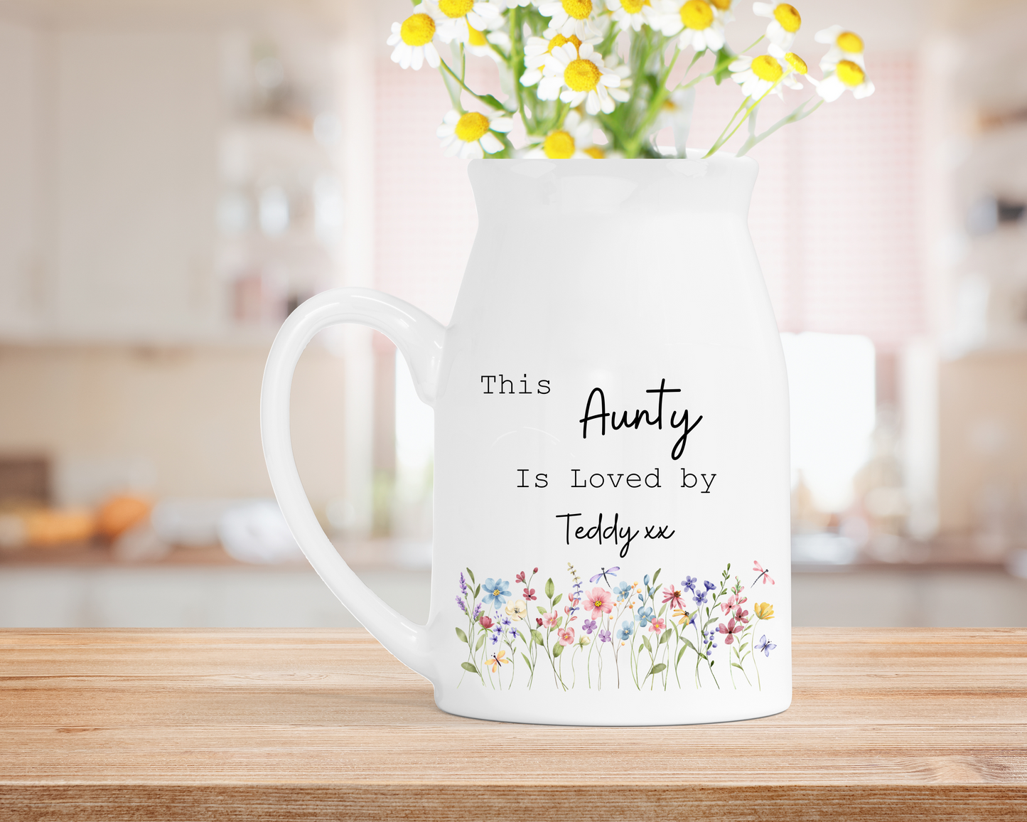 Personalised ‘Loved By’ Milk Jug Vase