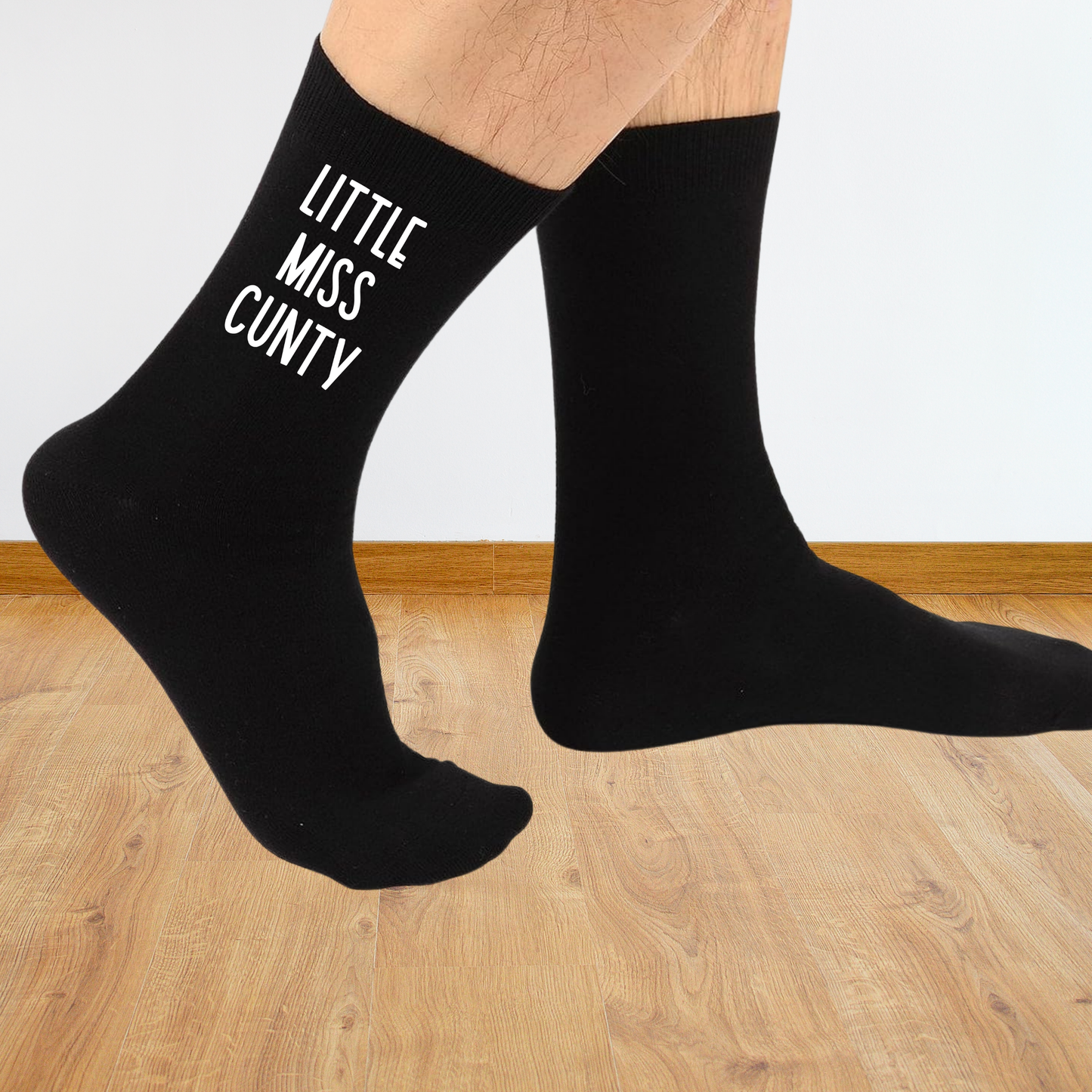 Little Miss C**ty Funny Unisex Printed Socks
