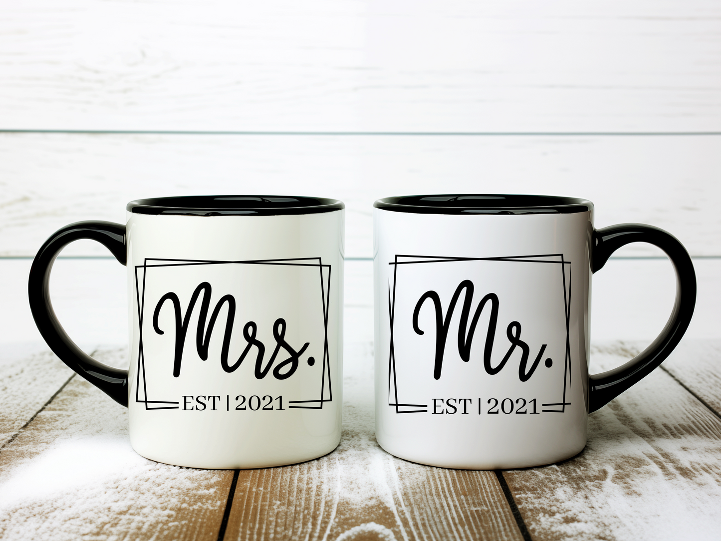 Mr & Mrs Mug Set