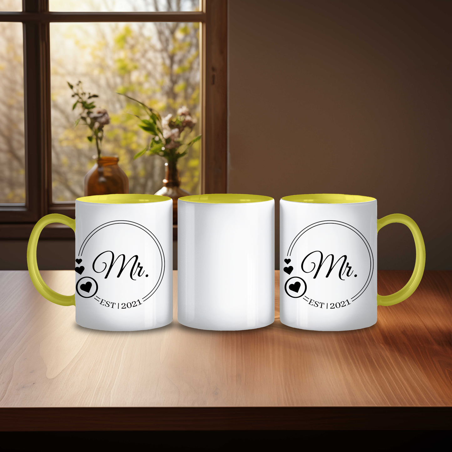 Mr & Mrs Mug Set