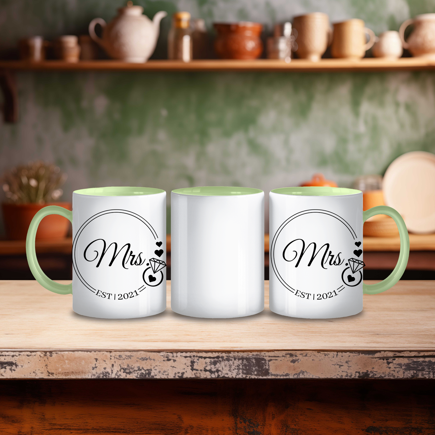 Mr & Mrs Mug Set