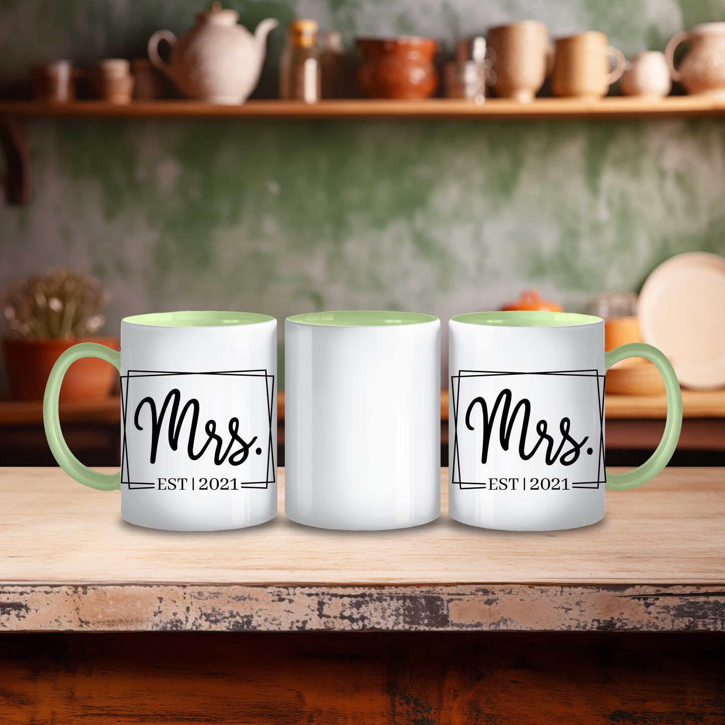 Mr & Mrs Mug Set
