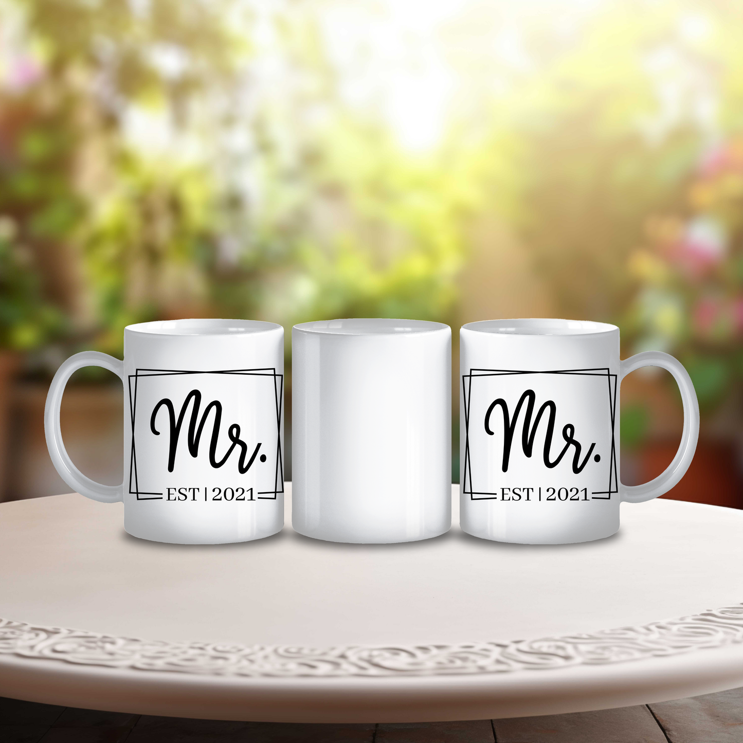 Mr & Mrs Mug Set