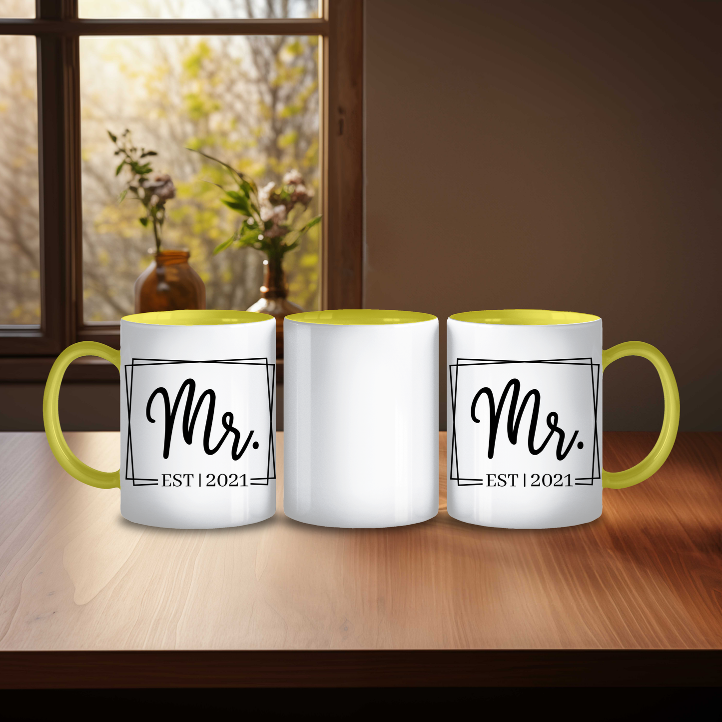 Mr & Mrs Mug Set