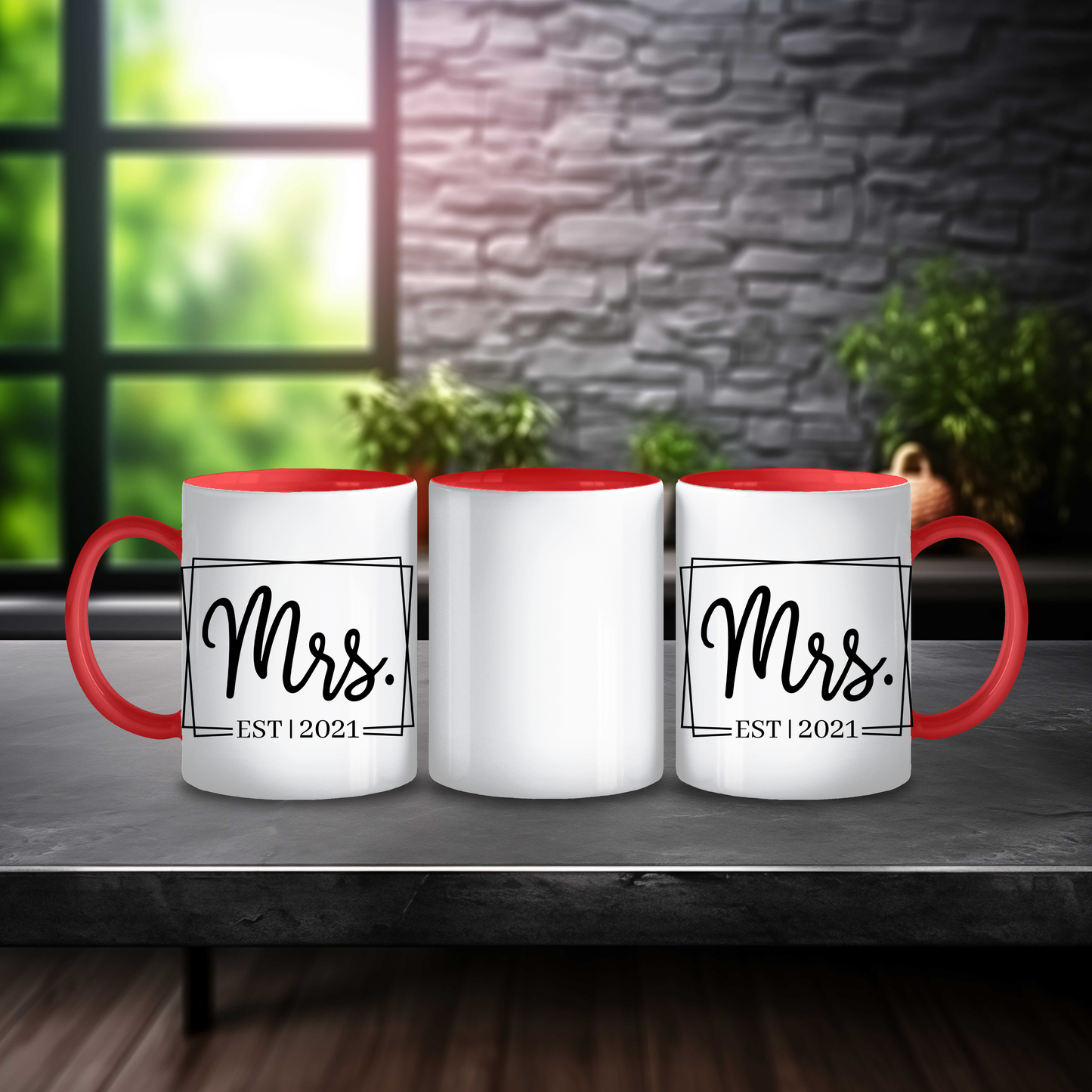 Mr & Mrs Mug Set