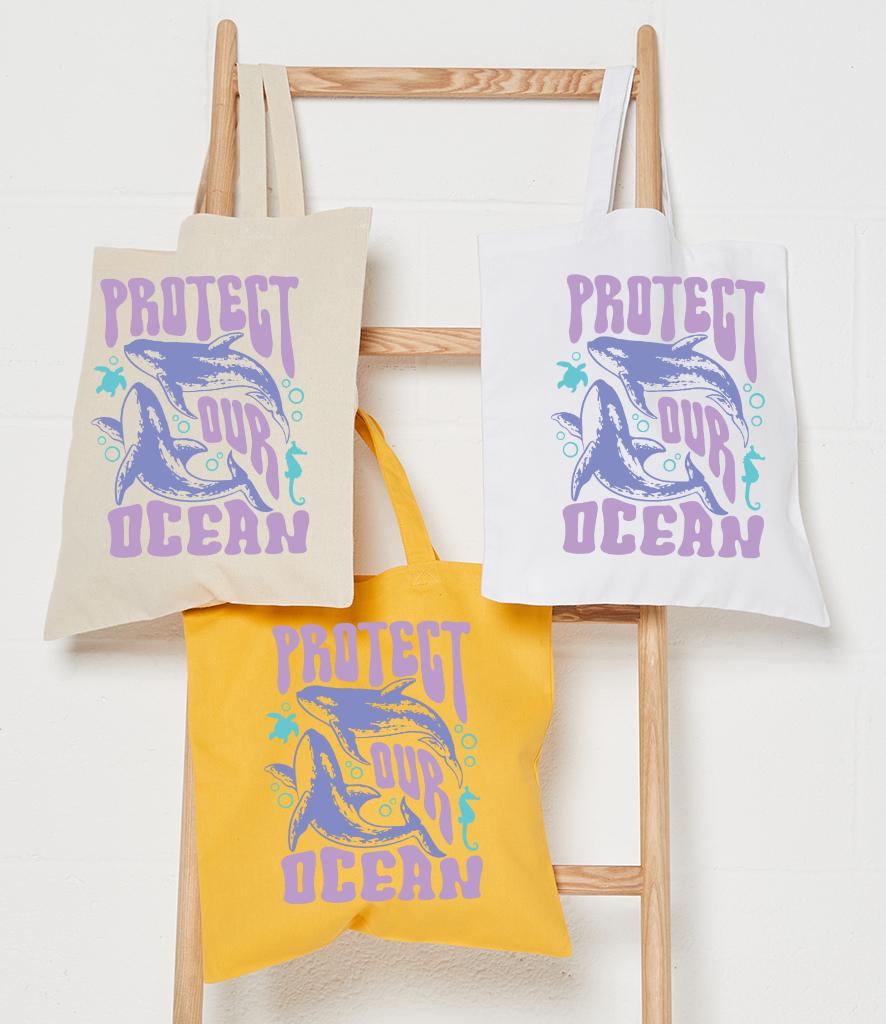Protect Our Ocean Tote Bag