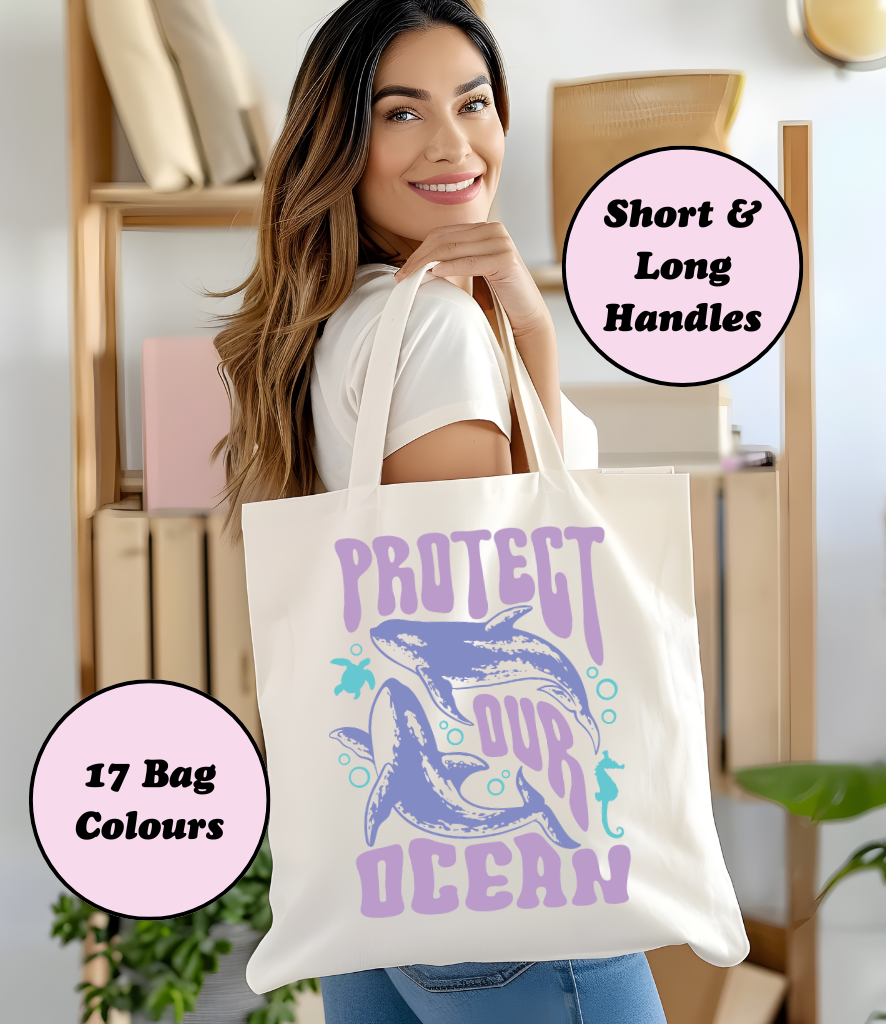 Protect Our Ocean Tote Bag