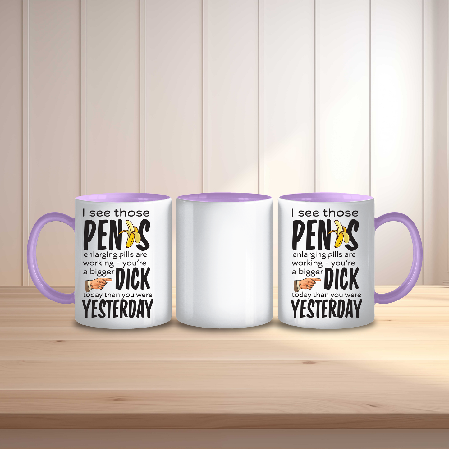 Funny Bigger Dick Than Yesterday Mug