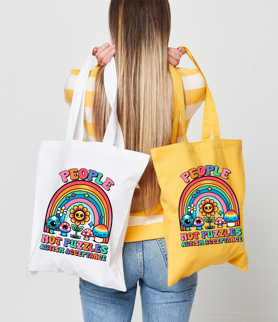 People Not Puzzles Tote Bag