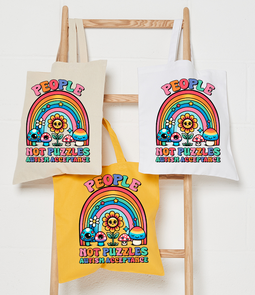 People Not Puzzles Tote Bag