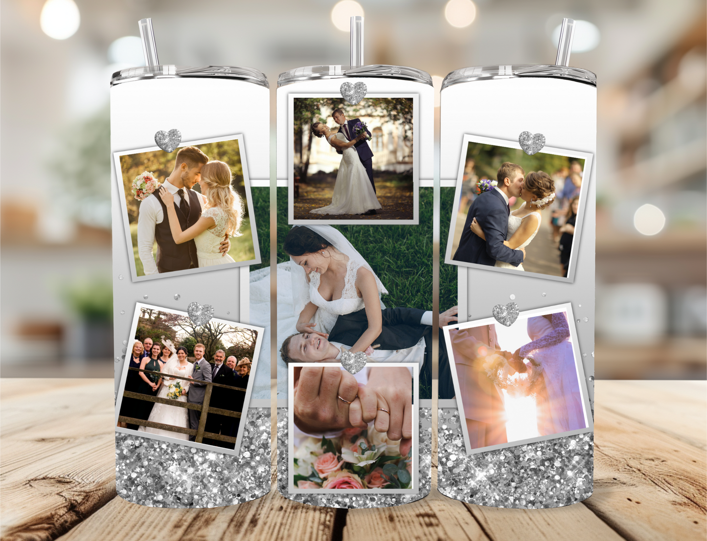 Personalised Photo Tumbler - Various Colours