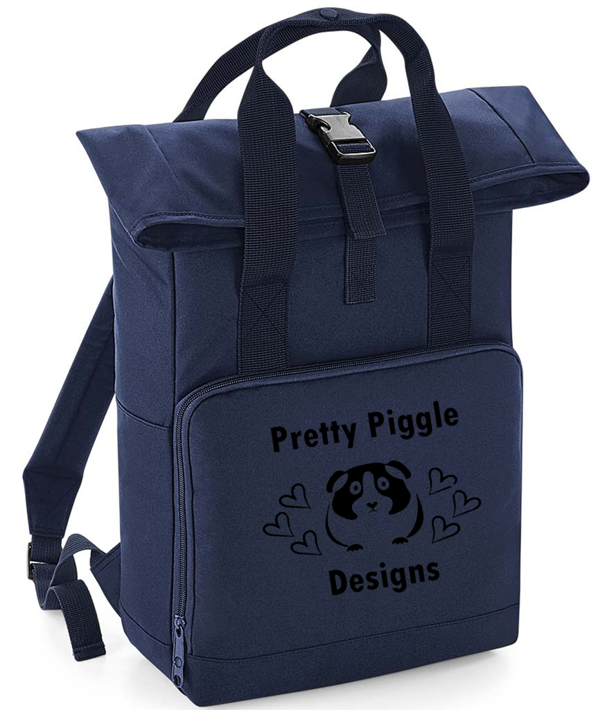 100% recycled Twin Handle Roll-Top Backpack