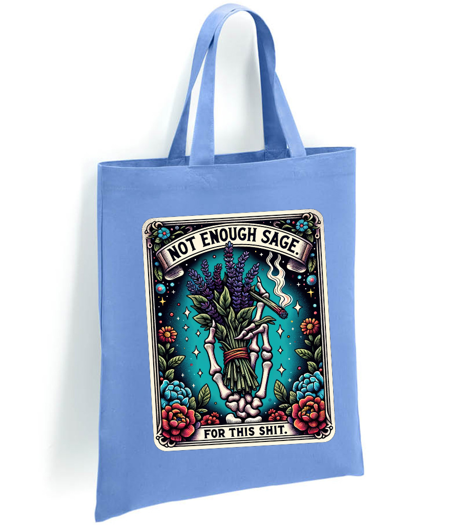 Not Enough Sage Tarot Card Tote Bag