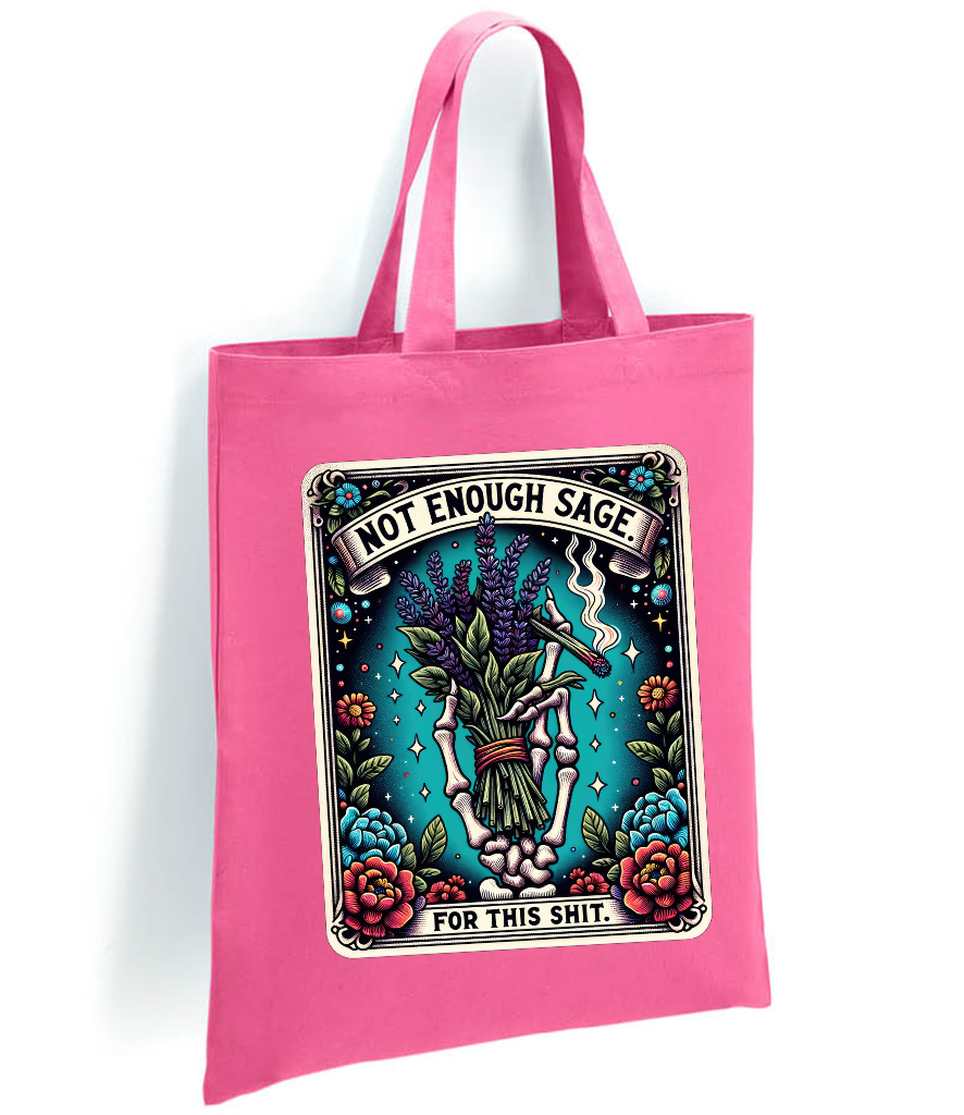 Not Enough Sage Tarot Card Tote Bag