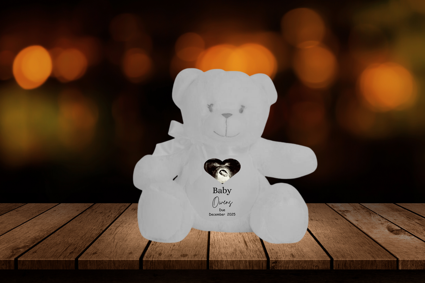 Personalised Ultrasound Scan Teddy Bear