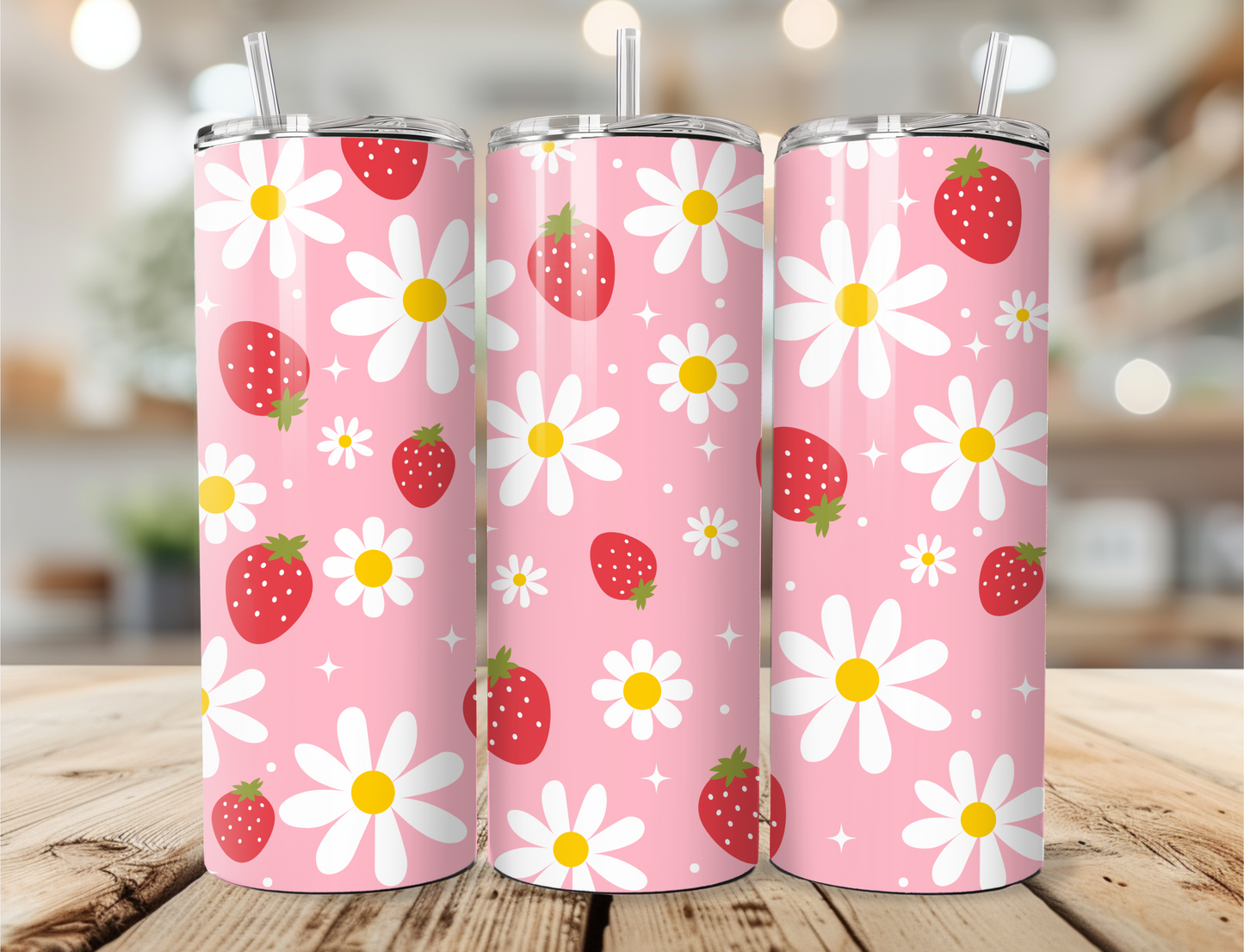 Strawberry Skinny Tumbler