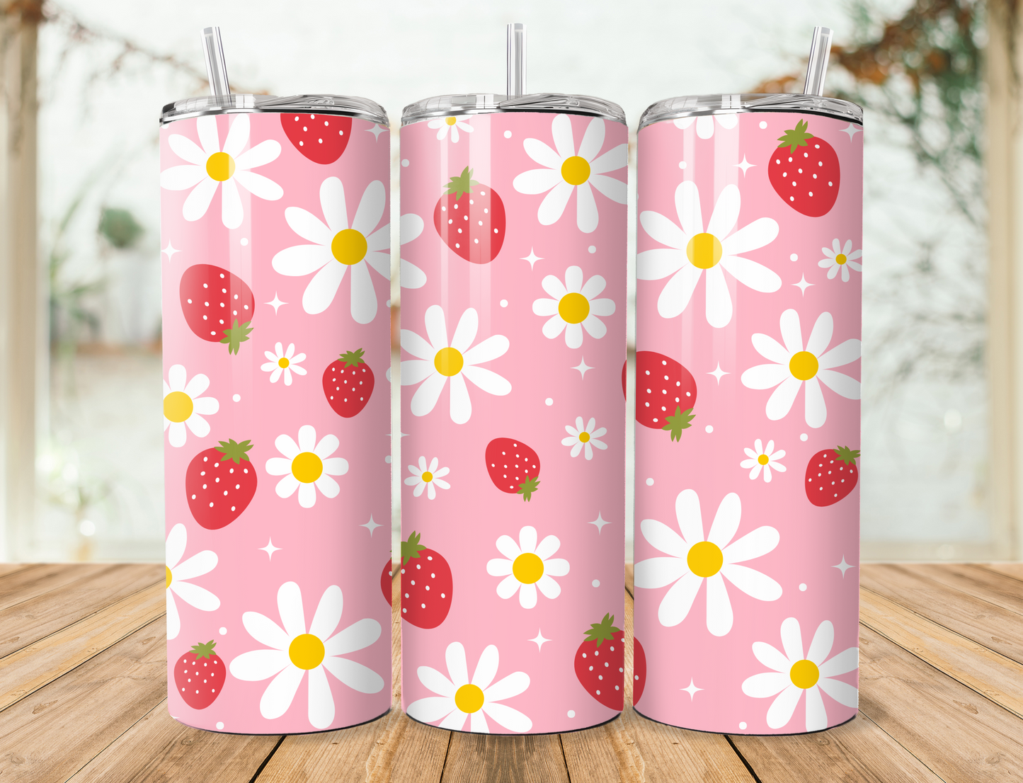 Strawberry Skinny Tumbler