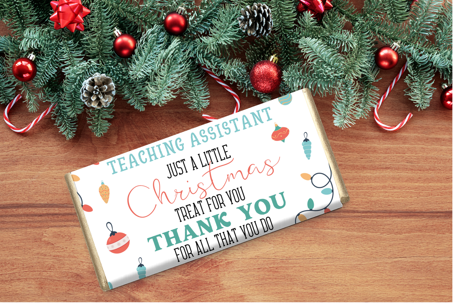 Personalised Teacher Chocolate Bar Gift